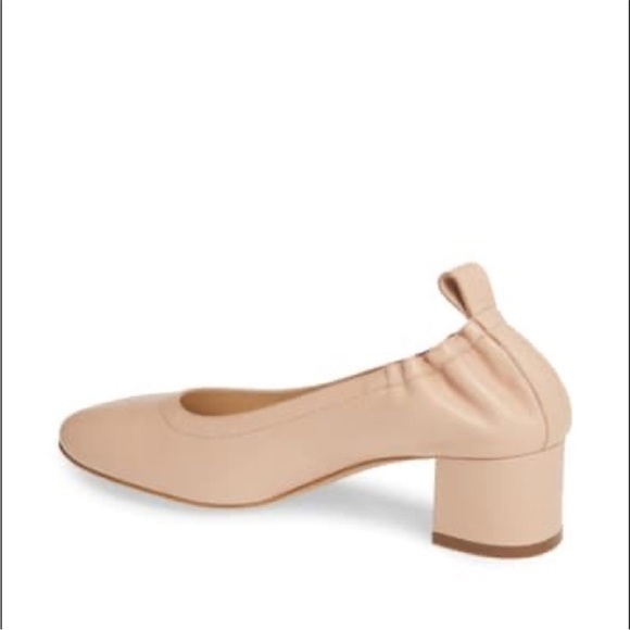 EVERLANE The Day Heel Pump Pale Rose 7.5 Nude Ballet Slippers NEW NWT - Picture 7 of 16
